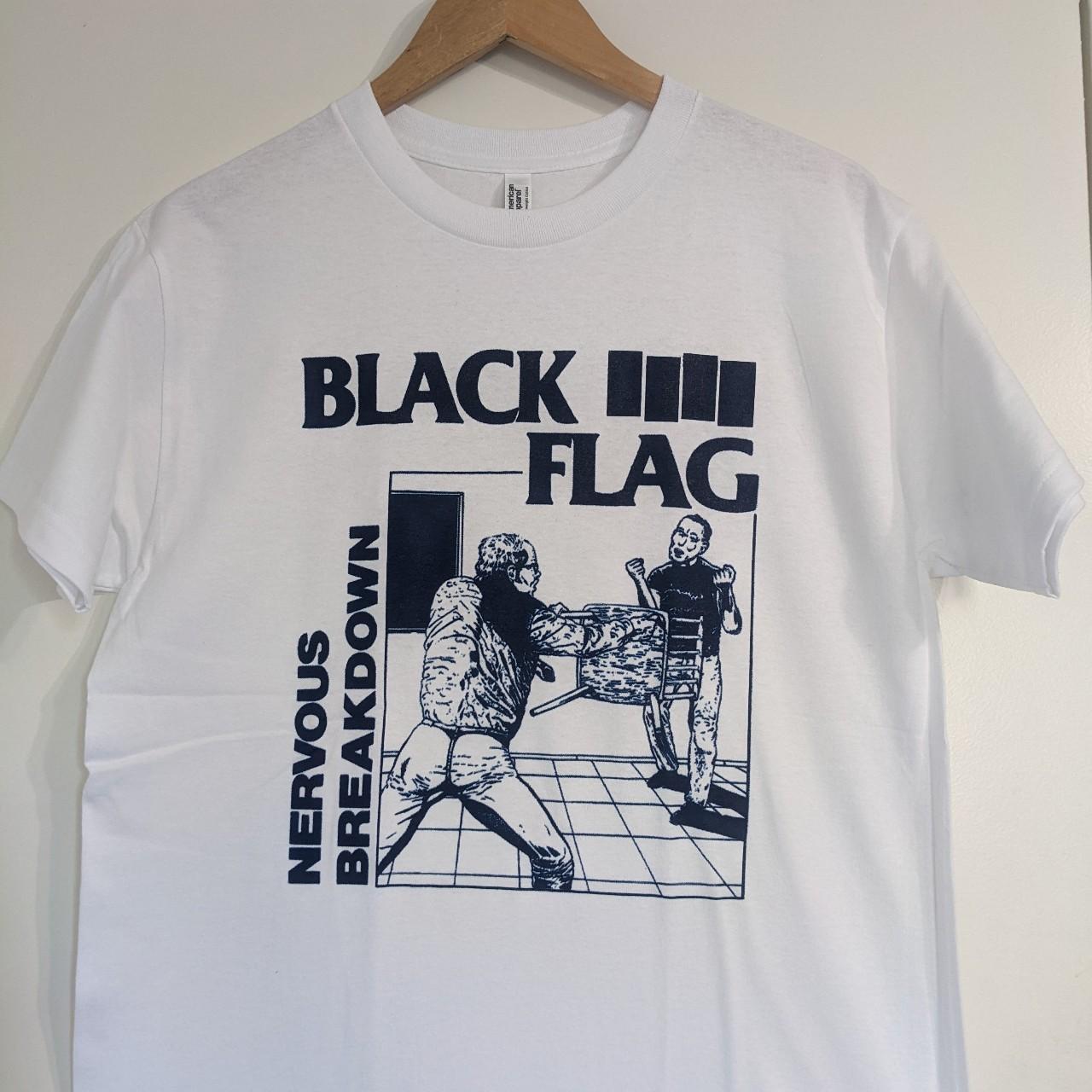 Black Flag - Nervous Breakdown (White) tee