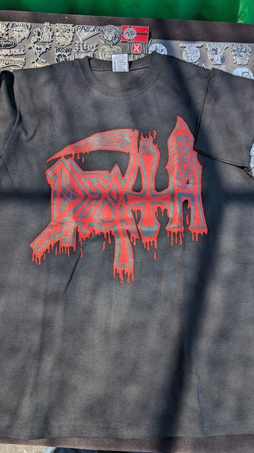 Death - logo tee double sided